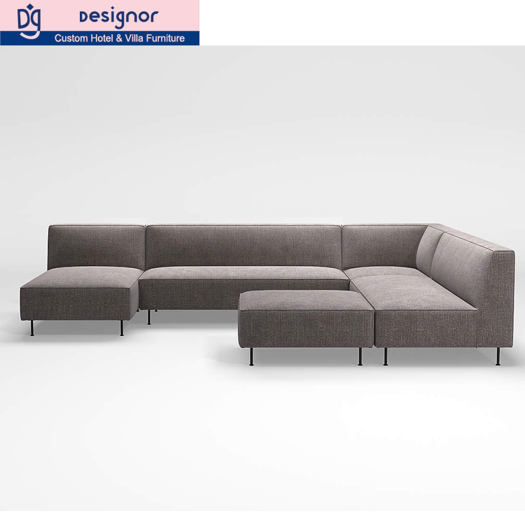 Custom made hotel sectional sofa set